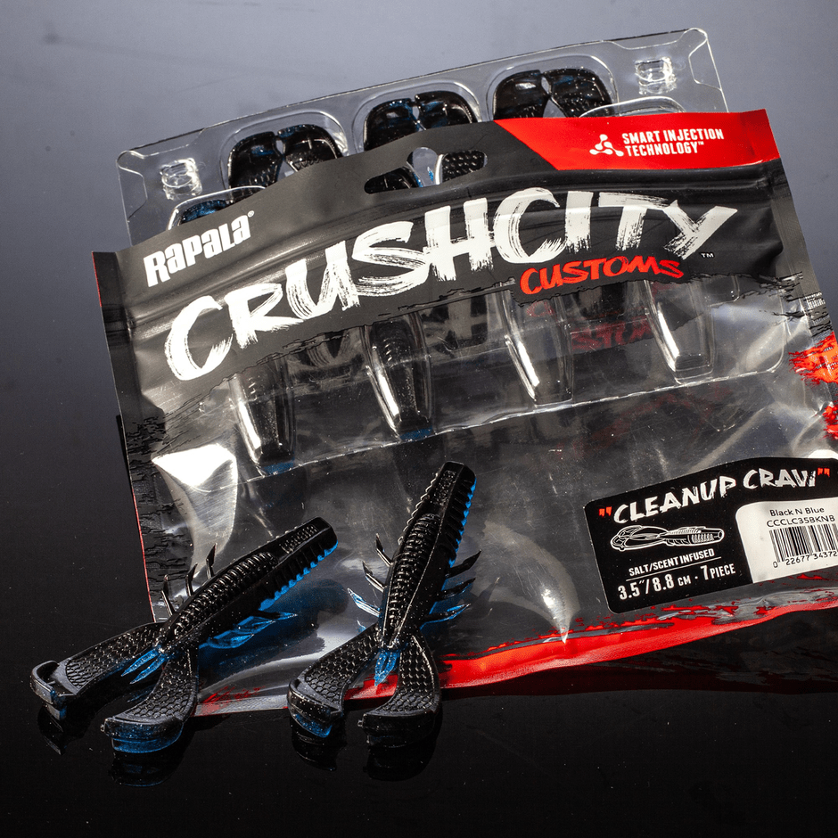 CrushCity Customs Cleanup Craw - Leurres Souples - Kit de pêche
