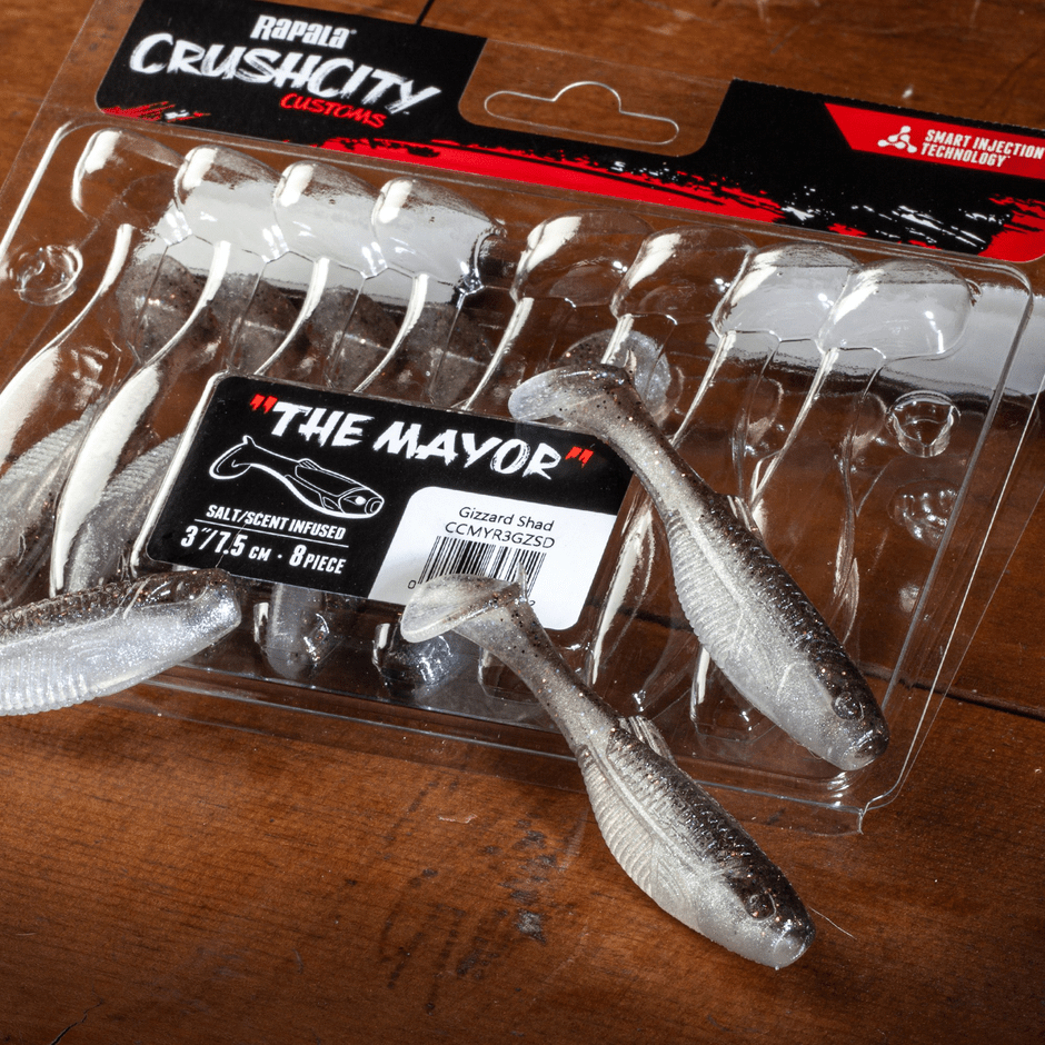 CrushCity Customs The Mayor - Leurres Souples - Kit de pêche