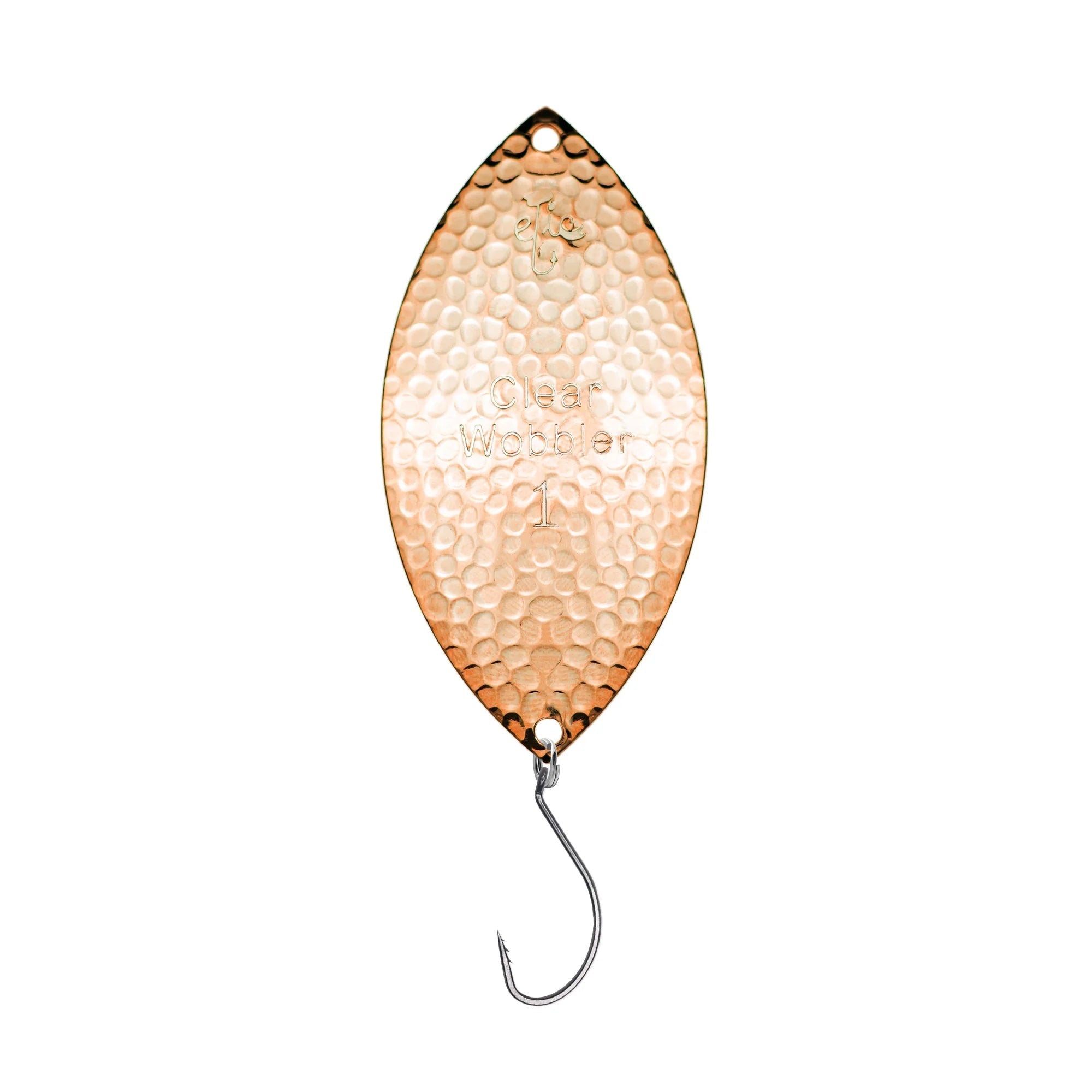 Etic Clear Wobbler Martelée - Cuillères - Kit de pêche
