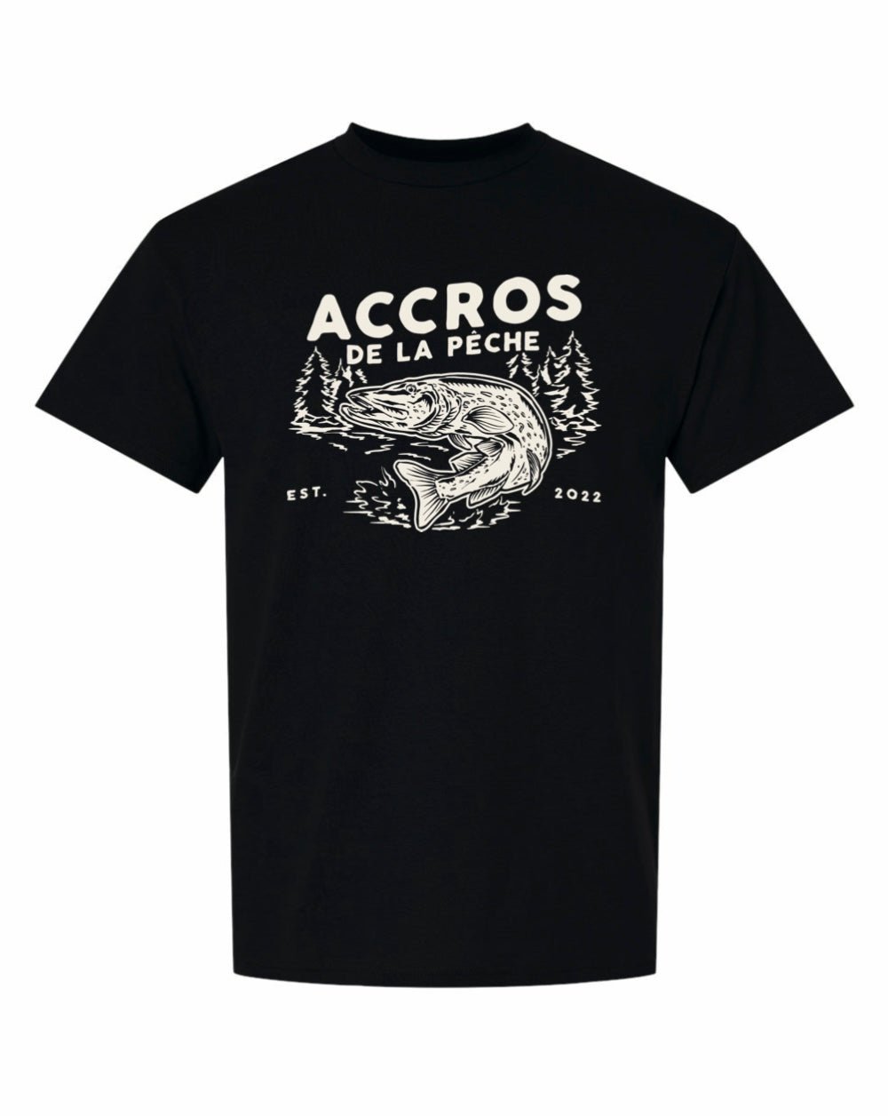 T-shirt - Accros de la pêche - Vêtement - Accros de la pêche