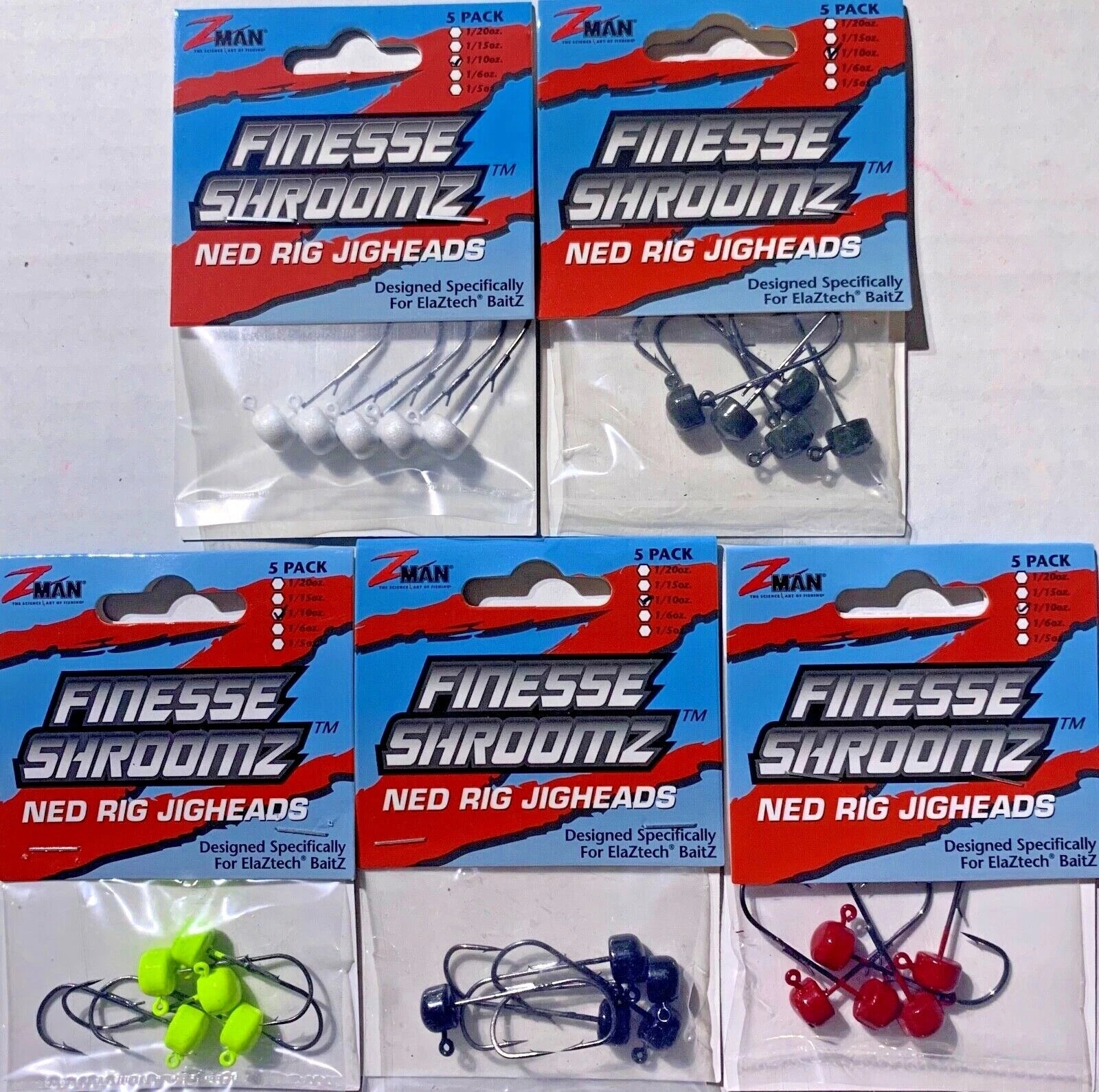 Z - Man Finesse Shroomz Ned Rig Jigheads - Accessoires - Kit de pêche